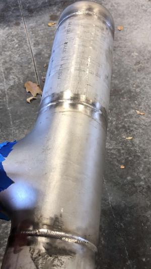 finished pipe welds